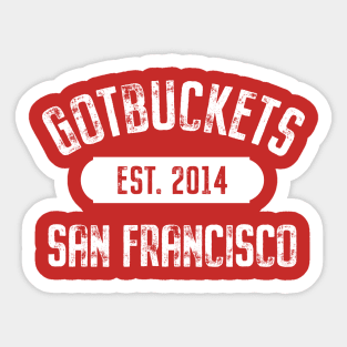 Gotbuckets San Francisco Sticker